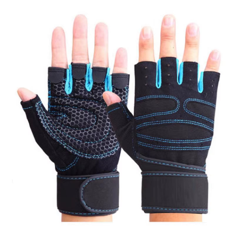 Weight Lifting Fitness Gloves for Men and Women Gym Cycling Yoga Bodybuilding Training Breathable Anti-Slip Half Finger Gloves