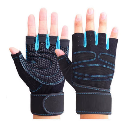 Weight Lifting Fitness Gloves for Men and Women Gym Cycling Yoga Bodybuilding Training Breathable Anti-Slip Half Finger Gloves